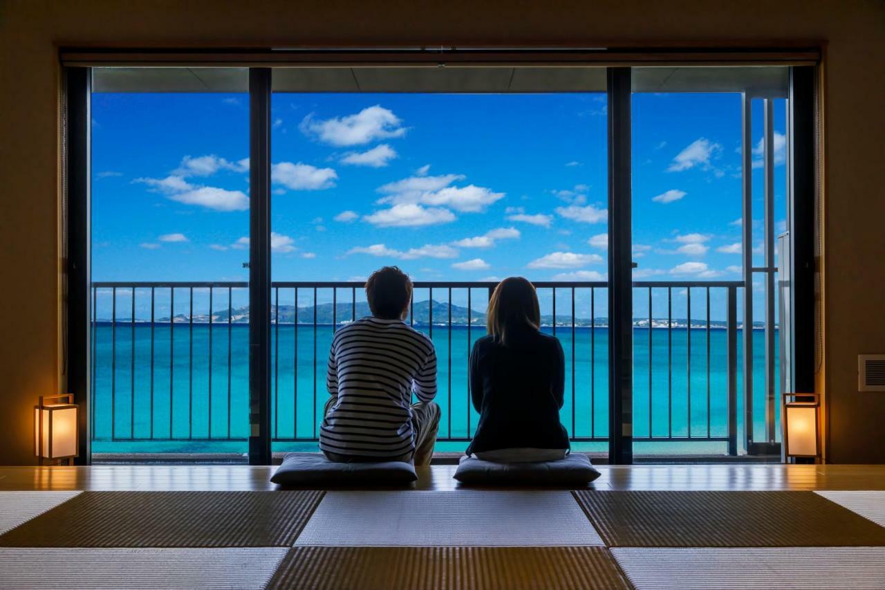 Отель Umino Ryotei Okinawa Nakamasou Онна Экстерьер фото